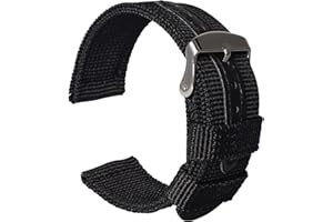 uEmoh Watch Straps, Quick Release Nylon Watch Bands for Men Women, Watch Bands of Multiple Colors & Width(16mm,18mm, 20mm, 22mm)