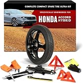 Modern Spare - Fits 2013-2027 Honda Accord Hybrid - Ultra Kit | Complete emergency spare tire solution including compact spare wheel &amp; tire, jack, lug wrench, case, chocks and safety kit