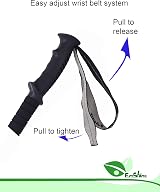 hikehobby Antishock Trekking Poles with Handle Purple 2 Pack view 3