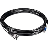 TRENDnet Low Loss Reverse SMA Female to N-Type Male Weatherproof Connector Cable (8M, 26.2ft.) TEW-L208