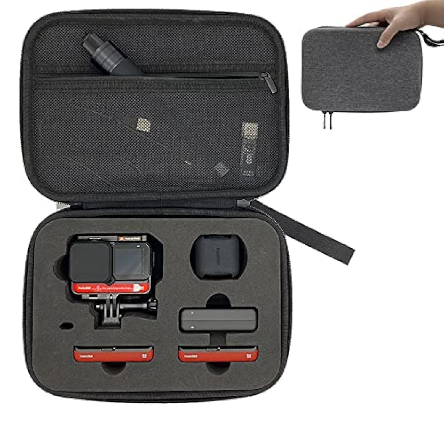 Honbobo Carrying Case Bag compatible with Insta360 ONE RS/Insta360 ONE R 4K/Leica/360 Edition