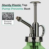 T4U 200ML Glass Plant Mister Grey Vintage Spray Bottle Fine Mist view 2