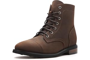 PARTY Mens Dress Boots - Casual Lace-up Chukka Leather Boots for Men
