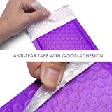 Switory Purple Bubble Mailers 50pcs 4x7 Self Seal Padded Envelopes view 3