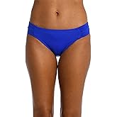 La Blanca Bikini Bottoms for Women Island Goddess Side Shirred Hipster Swimsuit Bottom