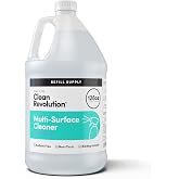 Clean Revolution Multi Surface Cleaner Refill Supply, Non-Toxic, Eco-Friendly &amp; Plant-Based, Ready to Use, Spring Air, 128 Fl Oz (1 Gallon)