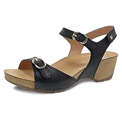 Dansko Women's Tricia Black Sandals 10.5-11 M US