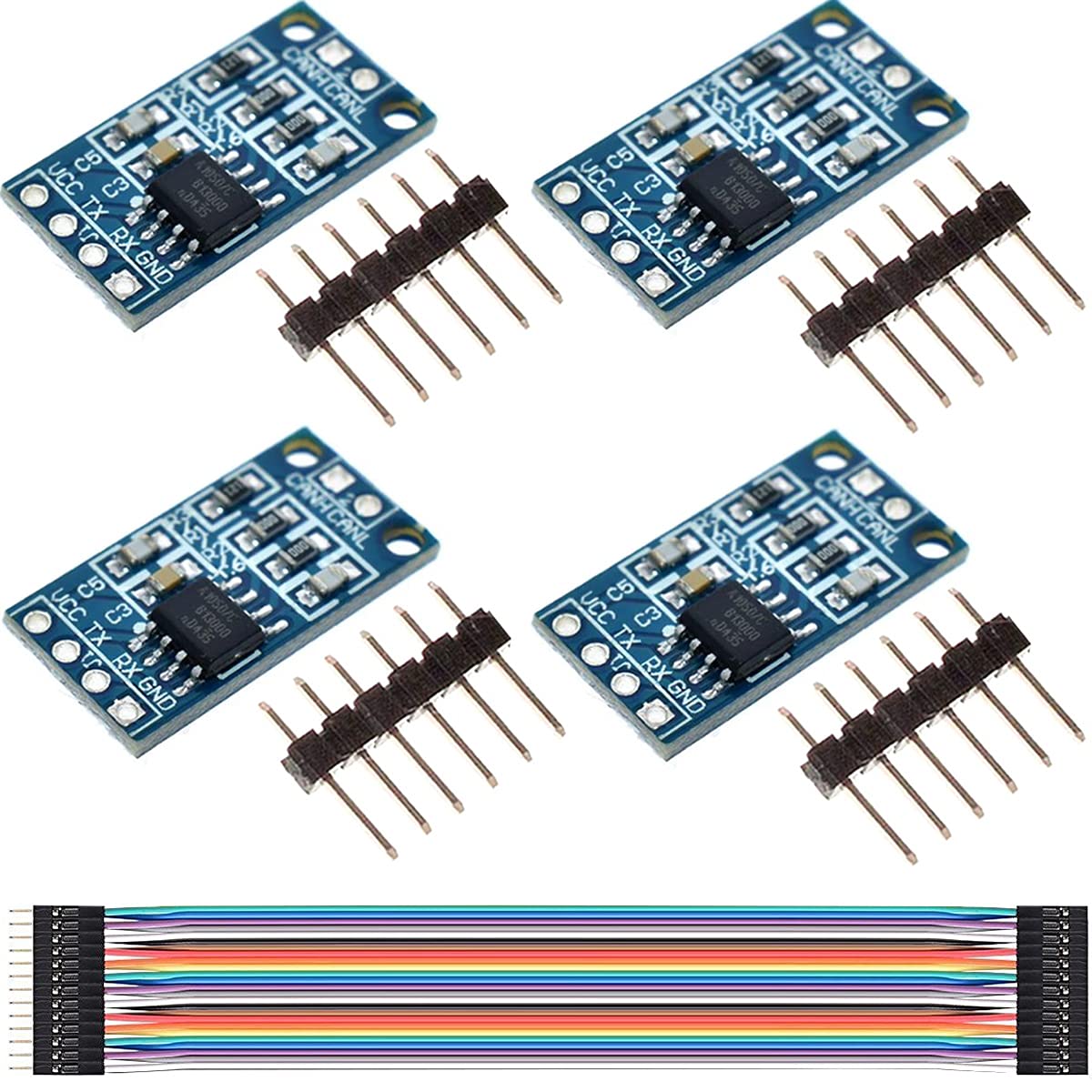 Youmile 4 PCS CAN Bus Module TJA1050 CAN Controller Interface Module Bus Driver Interface Module 51 MCU ARM Controller Development Board