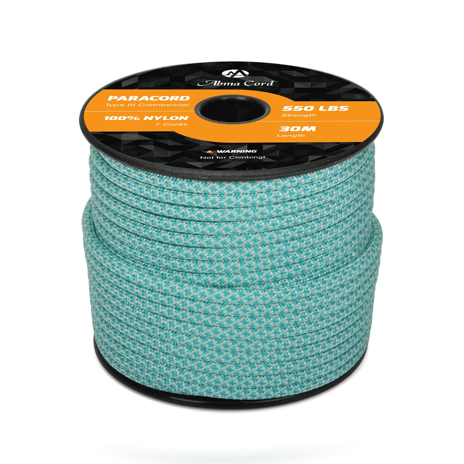 Abma Cord Paracord 550 4mm Nylon Rope Type III 7 Strands Parachute Cord - Max. 250kg (550lbs)