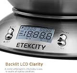 Etekcity Electronic Kitchen Scale with Stainless Steel Bowl 5kg 11lb view 2