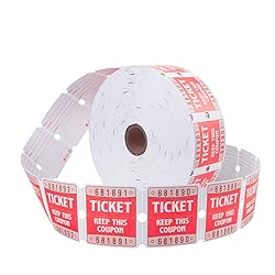 L LIKED Raffle Tickets Double Roll 2000 Tickets