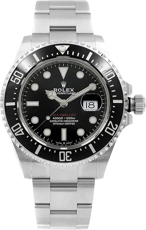 Men's Rolex Sea-Dweller Black Dial Men's Watch (Ref. 126600)