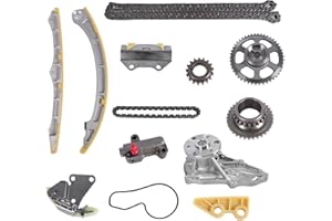 MDSAFM Timing Chain Kit with Water Pump for 2008-2012 Honda Accord, 2010-2011 CR-V, 2009-2014 Acura TSX 2.4L DOHC Engine | OEM Replacement, Durability, Easy Installation - Fit K24A1 K24A4 K24Z1 K24W1 Engines