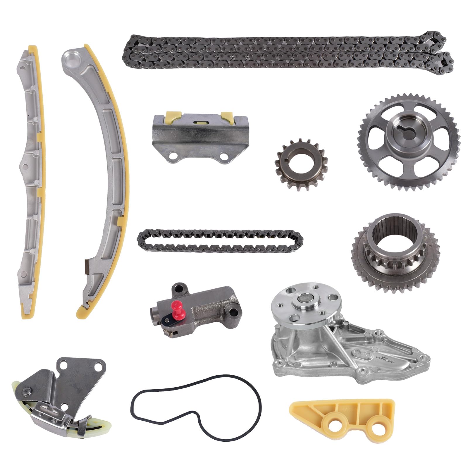 Photo 1 of Timing Chain Kit with Water Pump for 2008-2012 Honda Accord, 2010-2011 CR-V, 2009-2014 Acura TSX 2.4L DOHC Engine | OEM Replacement, Durability, Easy Installation - Fit K24A1 K24A4 K24Z1 K24W1 Engines