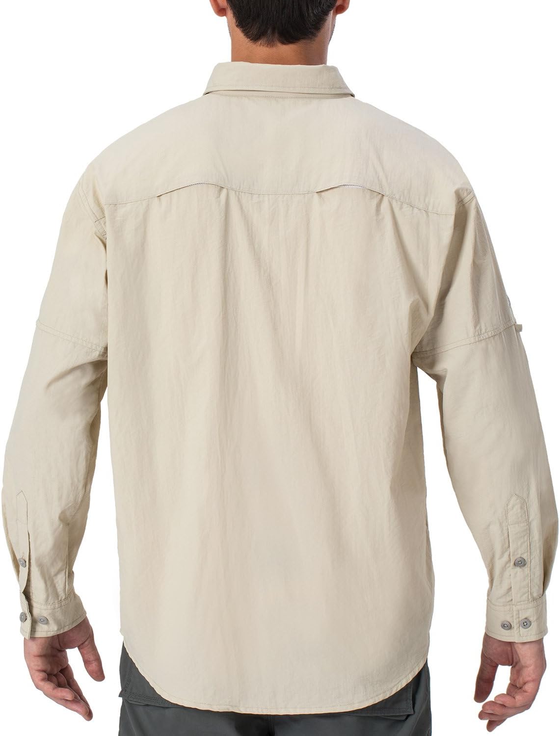 Naviskin Men's UPF 50+ Sun Protection Outdoor Long Sleeve Shirt Lightweight Quick-Dry Cooling Fishing Shirts : Clothing