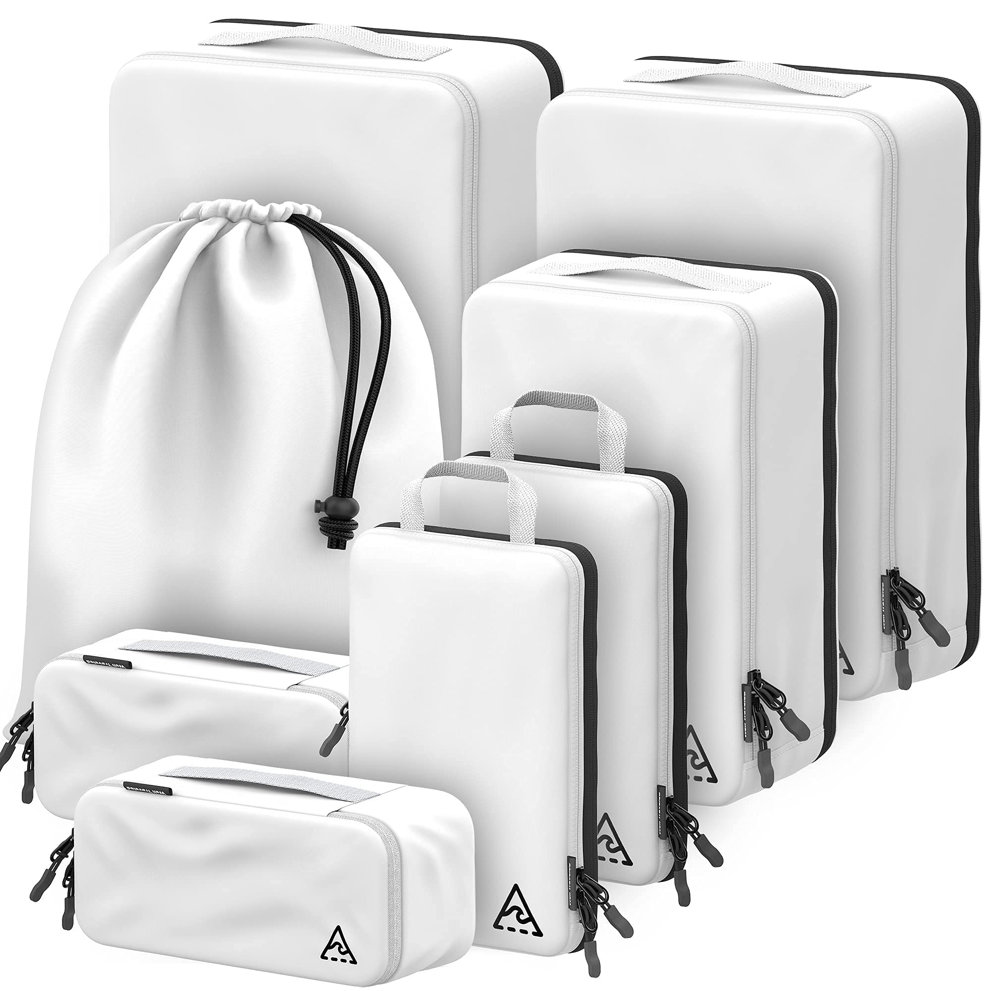 Compension Set Packing Cubes 8-Piece Compression Set - HybridMax Double Capacity ...