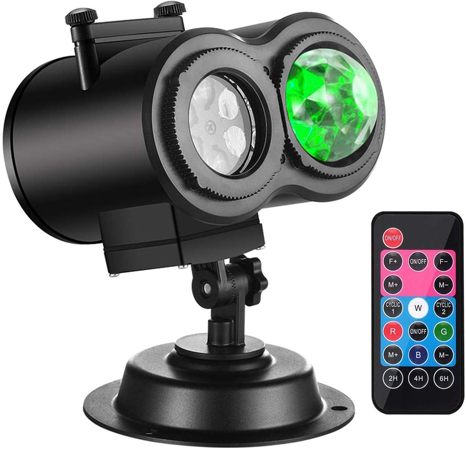 Christmas Water Projector Lights 2in1 Moving Patterns