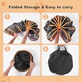Odoland Outdoor Cat Tent Tunnel Large Foldable Enclosure Playpen view 5