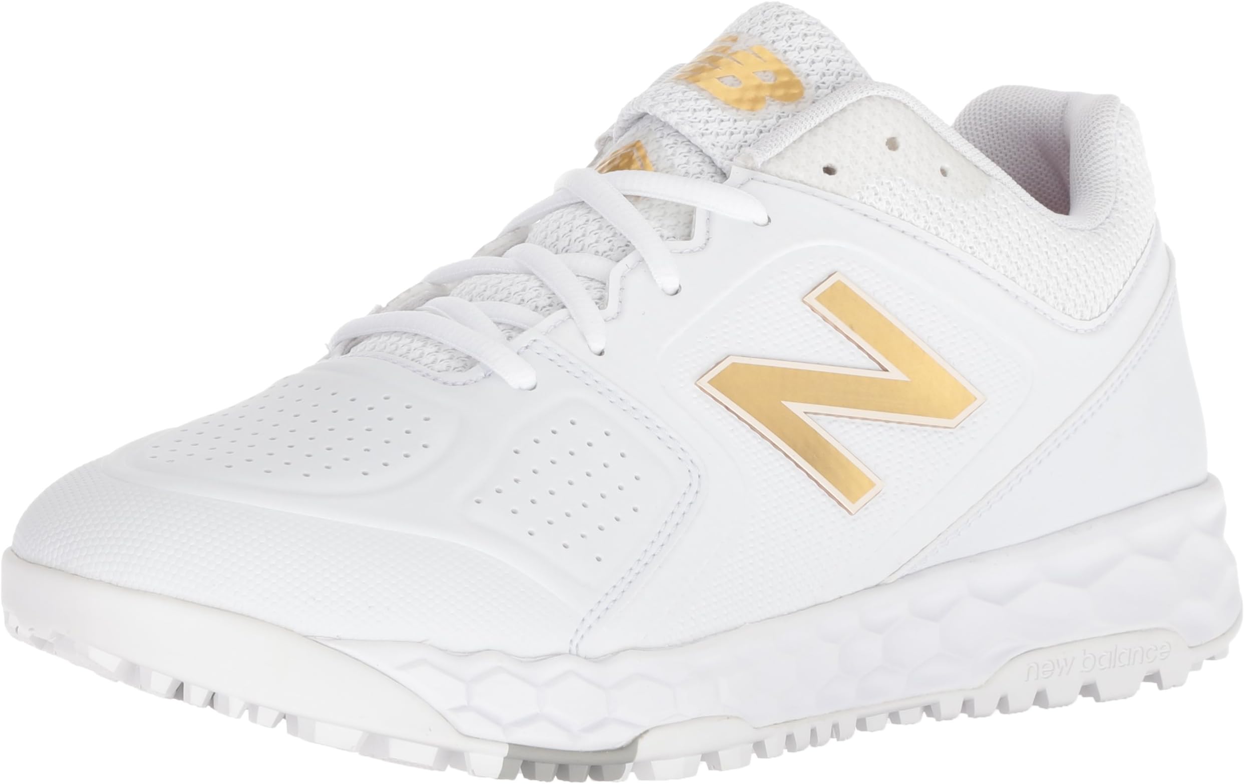 New Balance Women's Velo V1 Turf Softball Shoe, White, 8 B US Pricepulse