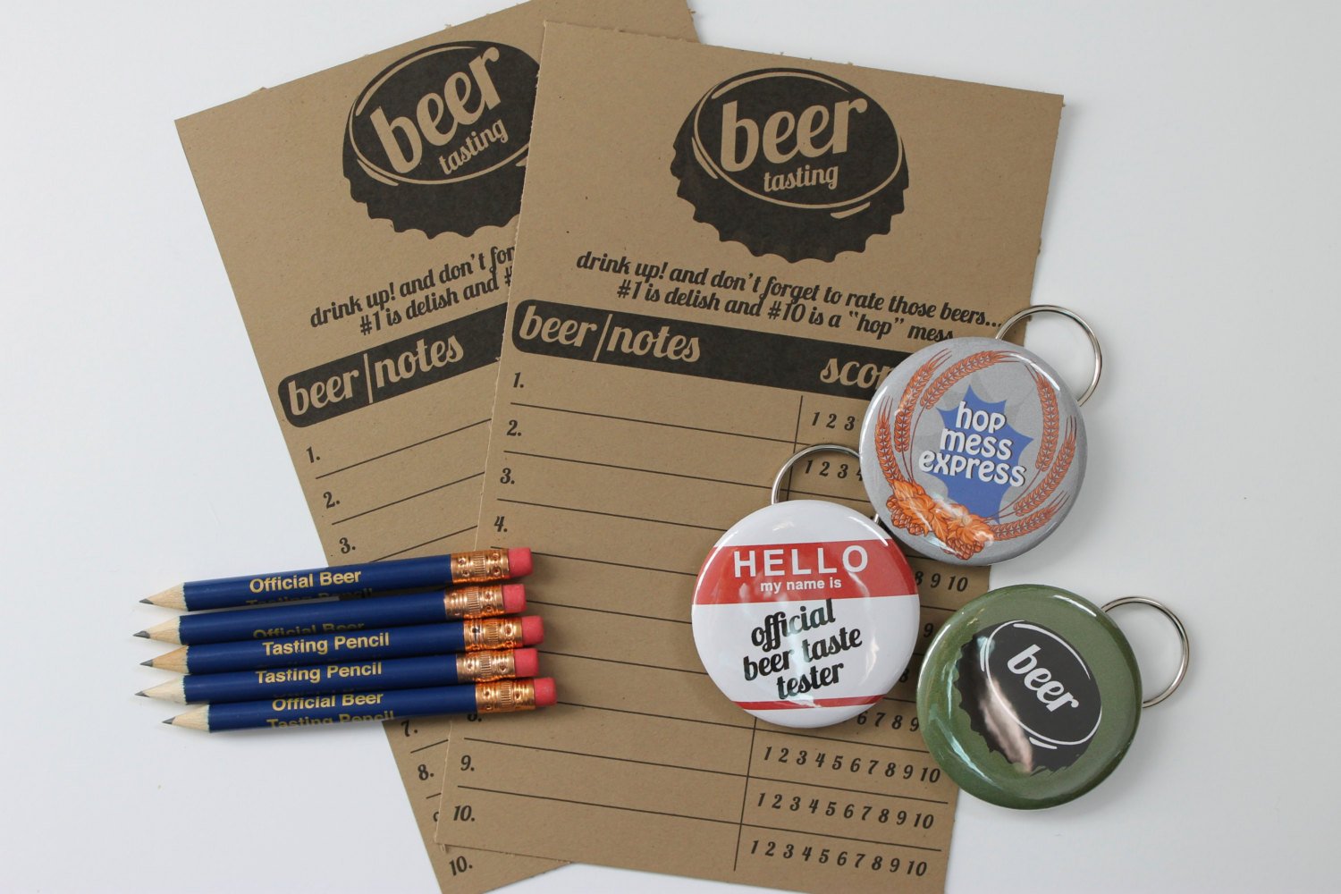 Beer Tasting Kit Handmade