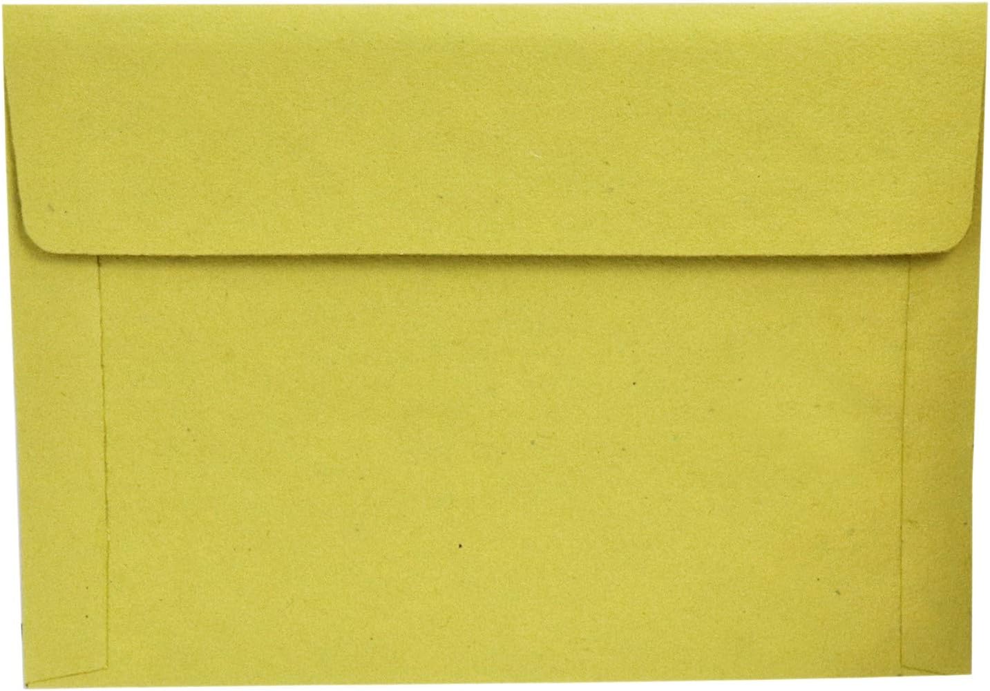 Purpledip Paper Card-Envelope Pack (Set of 10) 'Mystic Beauty': Handmade Organic Paper Cards 6 * 4 inches For Personalized Greetings (11453) - Image 5
