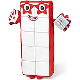 hand2mind Numberblock Ten Playful Pal, Plush Figure Toys | Numbers for Toddlers, Preschool Math Learning Toys, Stuffed Animal, Small Plushies, Counting Blocks