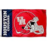 UH Cougars Large Football Helmet 3x5 College Flag
