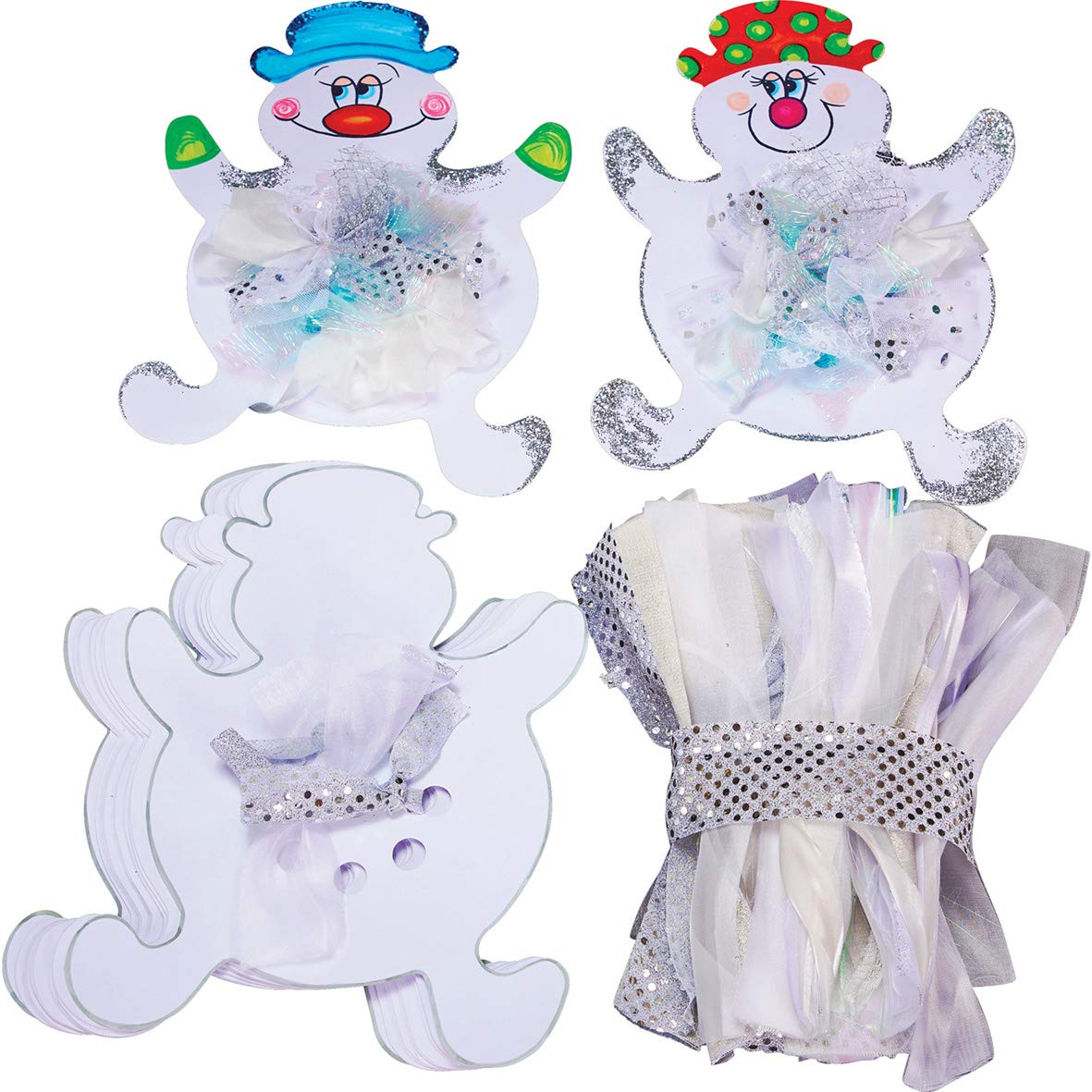 Springboard Tactile Snowmen Christmas Craft Activity Pack (Pack of 30)