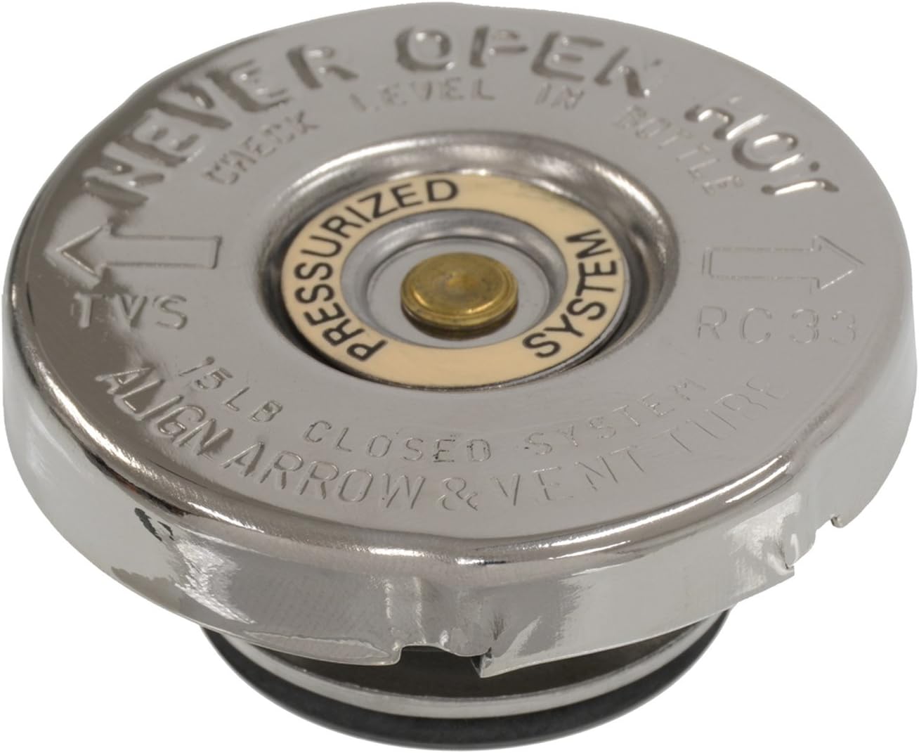 19731982 Corvette Radiator Cap Polished Stainless Steel