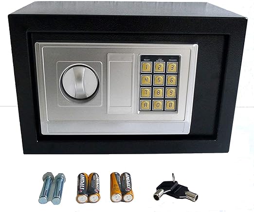 caja de seguridad electrónica (Cajas fuertes F01): Amazon.es: Hogar