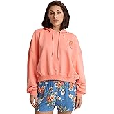 Volcom womens Beach Bum Crop Hoodie Sweater –pullover Sweatshirt