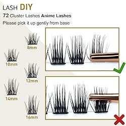 Lash Clusters B36 D Curl 10mm DIY Lash Extensions