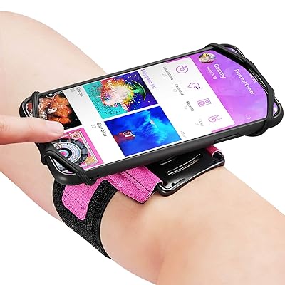 Newppon Cell Phone Armband with Key Pocket 180° Bahrain Ubuy
