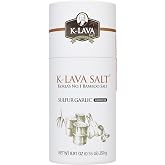 K-LAVA SALT&mdash;Korea's No.1 Bamboo Salt&mdash;Sulfur Garlic, Granule, 8.81 Ounce, POWERFUL 25 Bulbs of Baked Sulfur-fed Garlic with 9x Bamboo Salt, 100% Natural