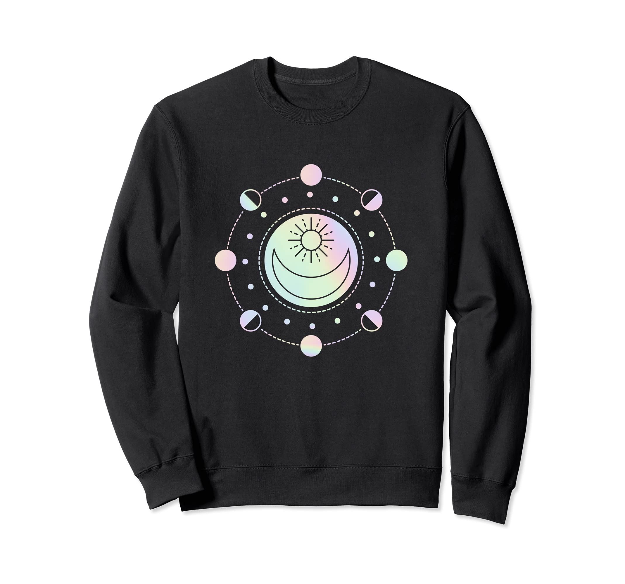 Pastel Moon Calendar - Moon Phases - Pastel Goth Sweatshirt