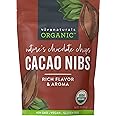 Organic Cacao Nibs, 1 Lb - Certified Keto and Vegan Superfood, Perfect for Gluten Free Baking, Cacao Nib Smoothies and Health