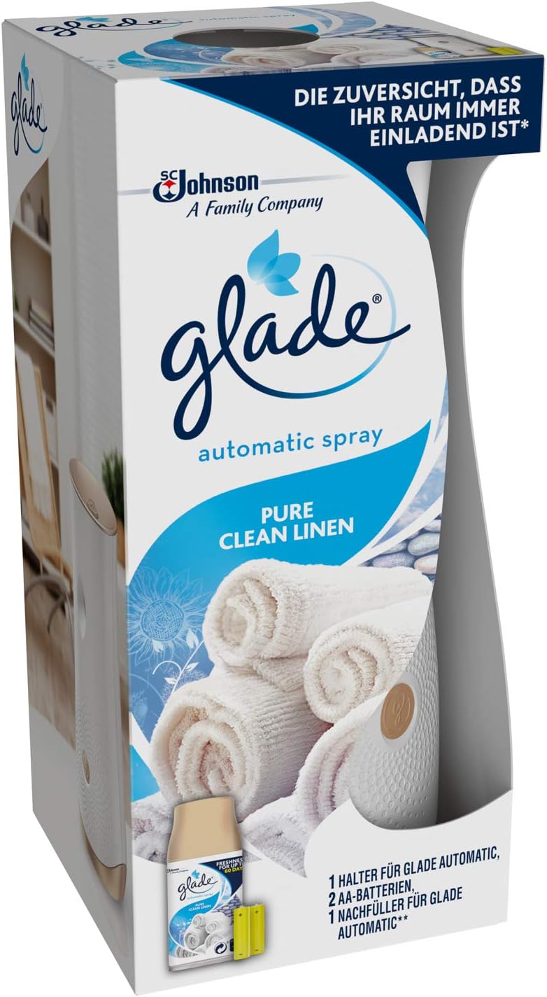 Glade (Brise) Automatic Spray Halter, Starter Set (inkl. Nachfüller), automatisches Duftspray