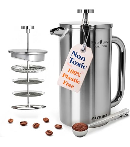 Amazon.com: Primula PCCP-6508S-2 Coffee Press, 32 oz Capacity, 8