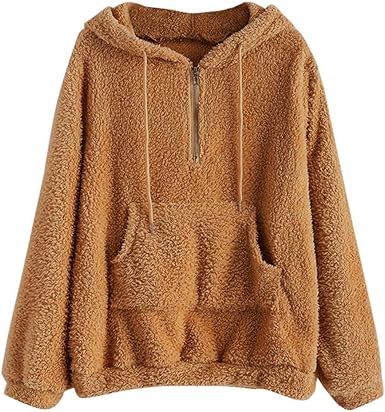 fluffy pullover sherpa