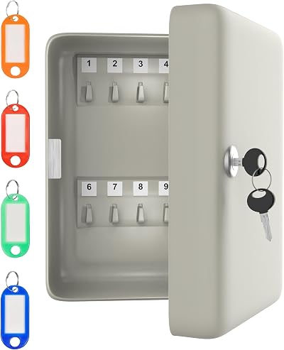 Landlord Direct Supplies LDS Key Cabinet Wall Mounted 20 Keys 12-Digit Lock