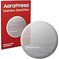 AeroPress Stainless Steel Reusable Filter - Metal Coffee Filter for AeroPress Original & AeroPress Go Coffee Makers, 1 Pack, 1 Filter