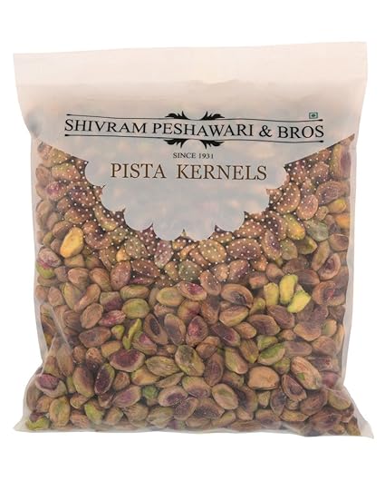 Shivram Peshawari & Bros Pista Kernals Without Shell/Sada Pista 250 Grams - Big Size