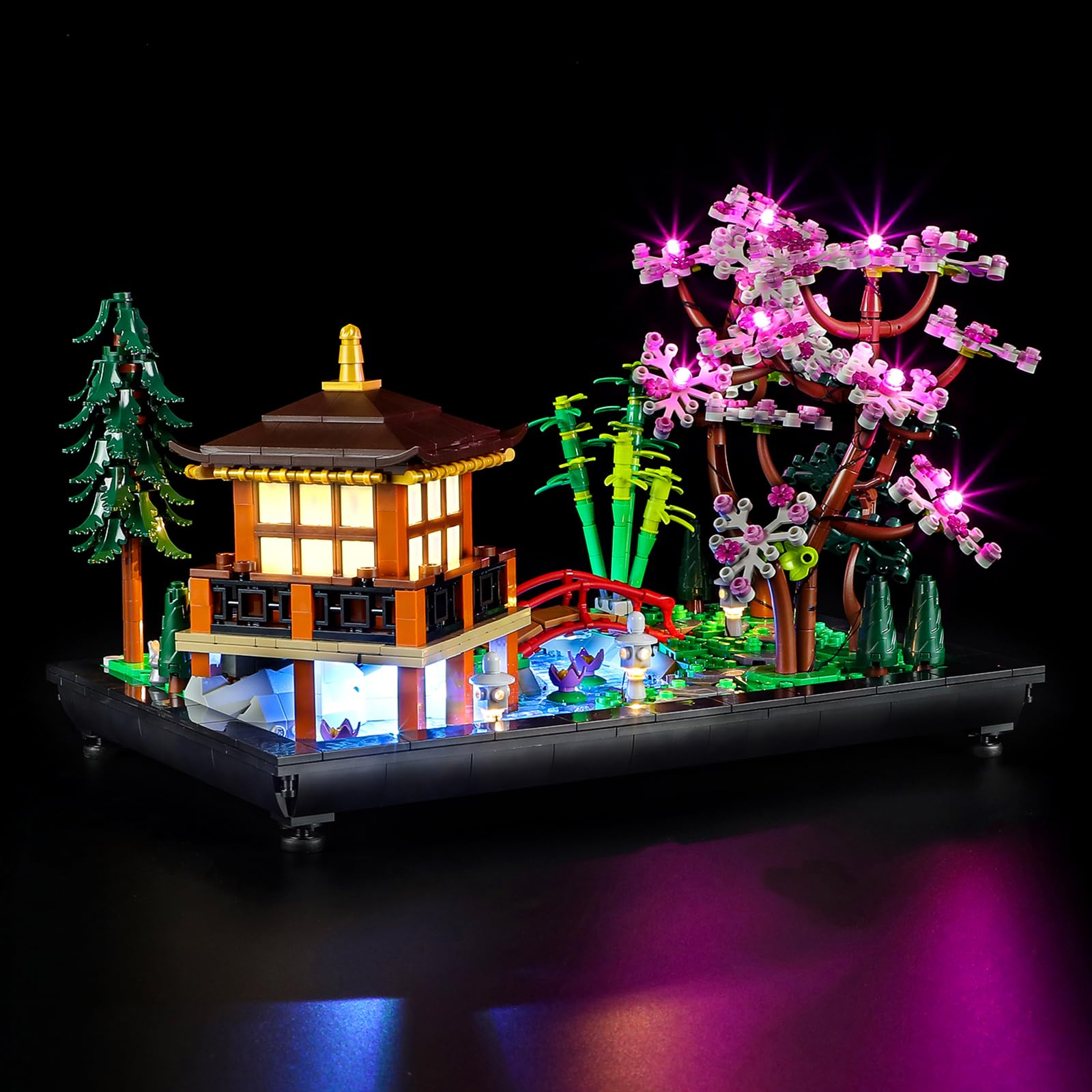 GEAMENT LED Light Kit Compatible with LEGO Tranquil Garden - Lighting set for Icons 10315 Building block model (Building Set Not Included) — image 1