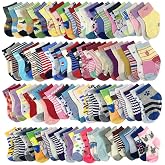 WAFUNNE 20 Pairs Baby Socks Wholesale for Infant Toddler Kids Children (Pattern at Random)