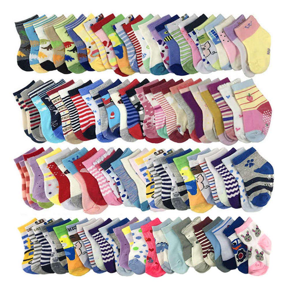 Photo 1 of WAFUNNE Kids Girls Socks Wholesale 20 Pairs Socks Cotton Girl 3-6T