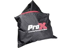 ProX XF-VISTASCRIMBLK Replacement Scrim Set for Vista Facade, Black Spandex Lycra, Includes Bag, Ideal for Weddings and Event