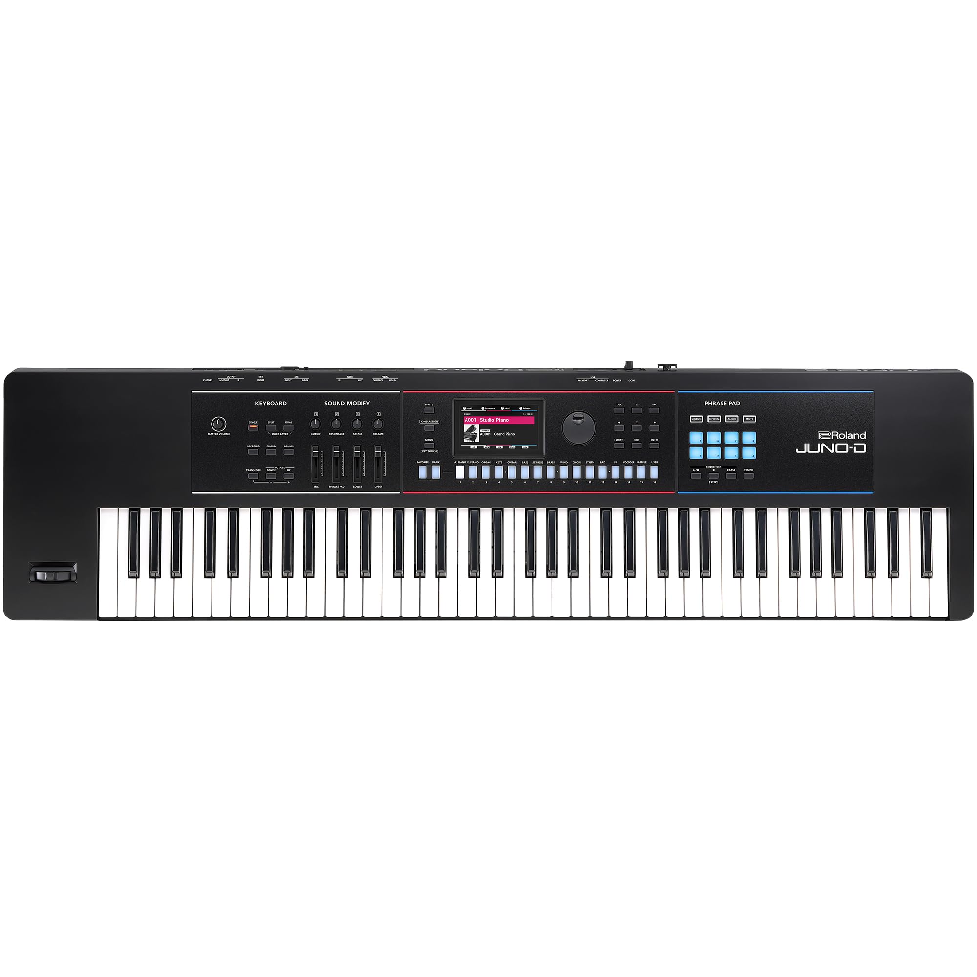 Roland JUNO-D7 Synthesizer | 76-Note Keyboard with