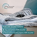 Beurer HD 75 Nordic Grey Electric Blanket 180 x 130 cm 6 Temp Settings view 2