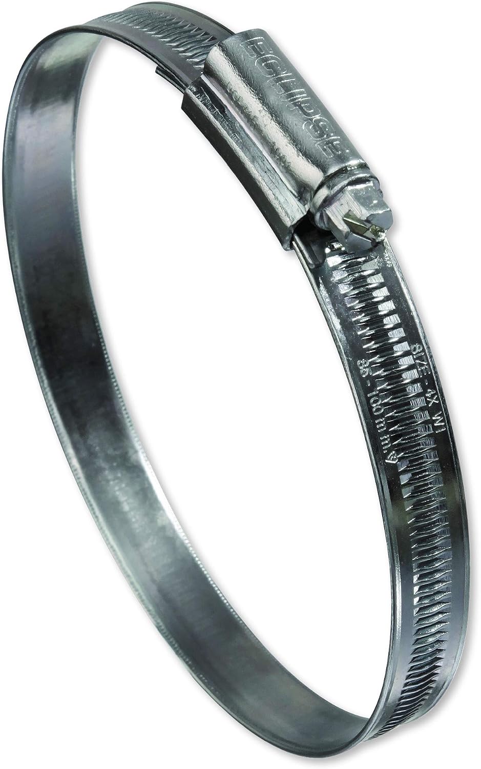 Eclipse Professional Tools ECW1-4X W1 Box of 5 85-100mm (3 ⅛" - 4") Mild Steel Worm Gear Hose Clamps, Silver, 220-250mm (8 ⅞" - 10") - Image 3