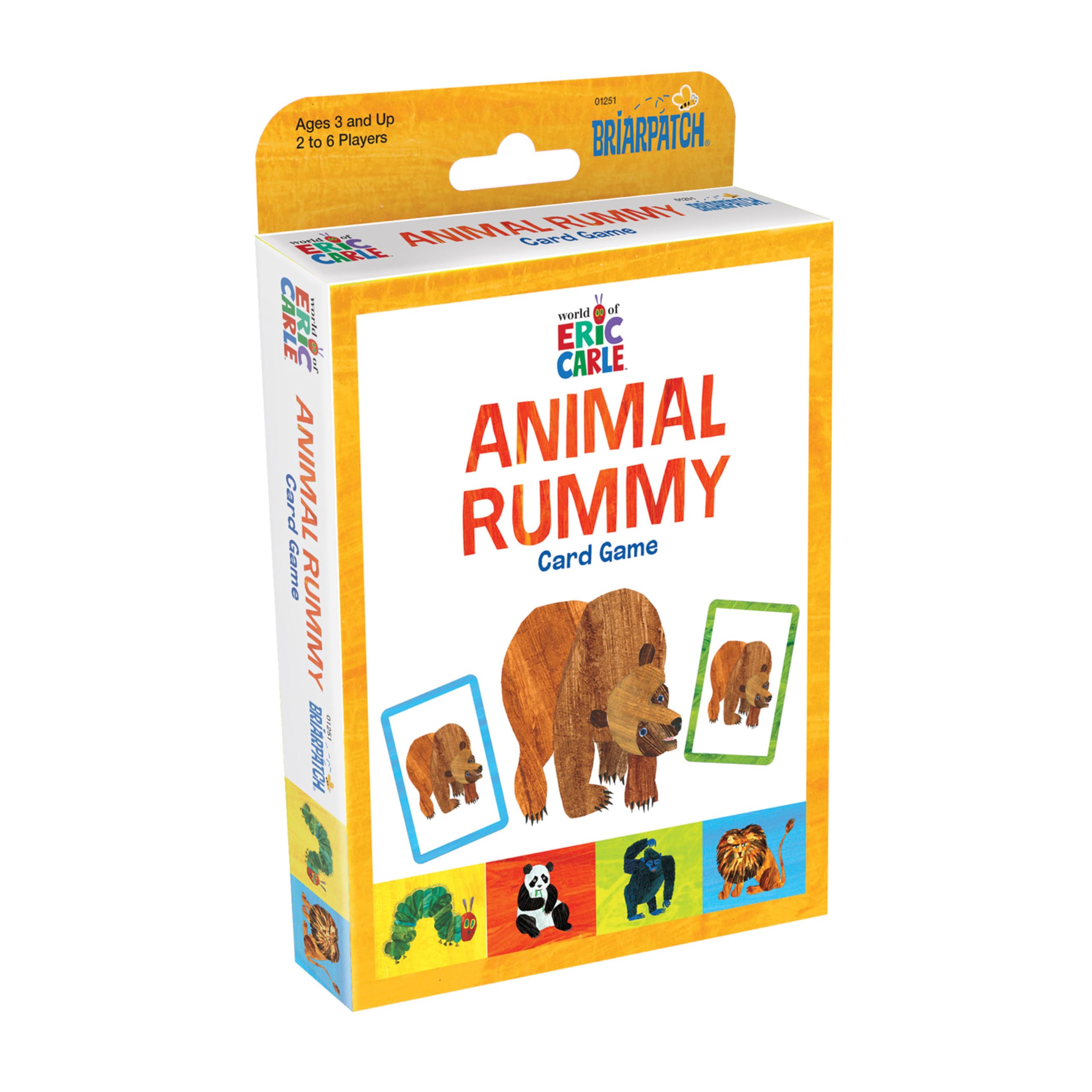 Briarpatch | The Very Hungry Caterpillar Animal Rummy Card Game, Ages 3+